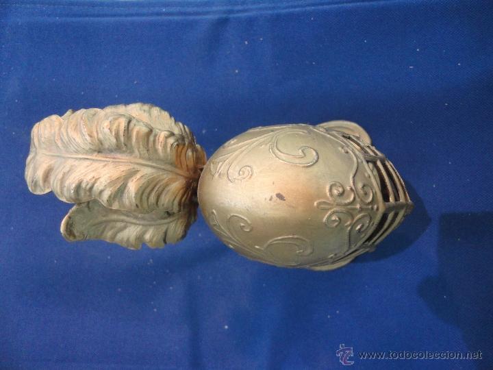 Antig&uuml;edades: * MAGNIFICO TINTERO CON FORMA DE GUERRERO MEDIEVAL - Foto 8