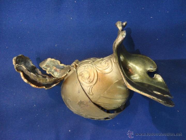Antig&uuml;edades: * MAGNIFICO TINTERO CON FORMA DE GUERRERO MEDIEVAL - Foto 9