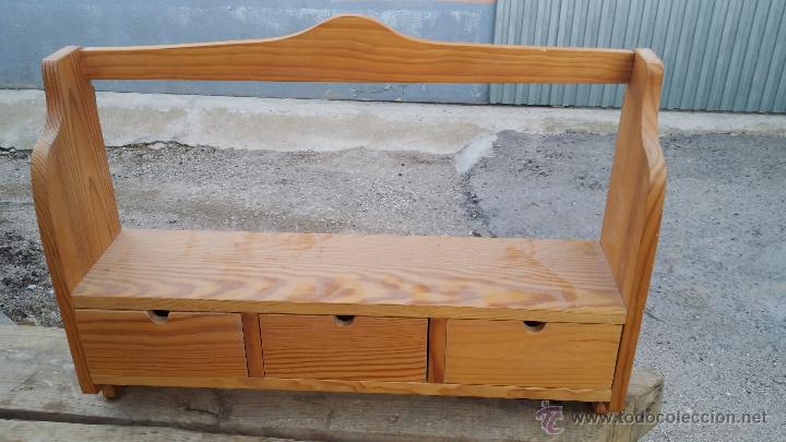 Antig&uuml;edades: precioso mueble especiero en madera. - Foto 1