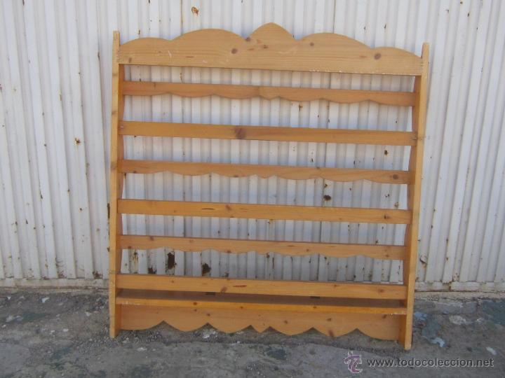 Antig&uuml;edades: PLATERA EN MADERA DE PINO - Foto 3