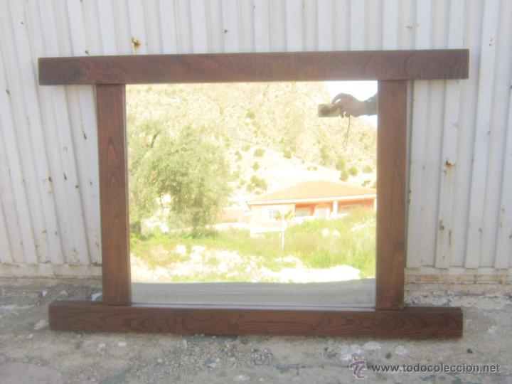 Antig&uuml;edades: ESPEJO EN MADERA - Foto 1