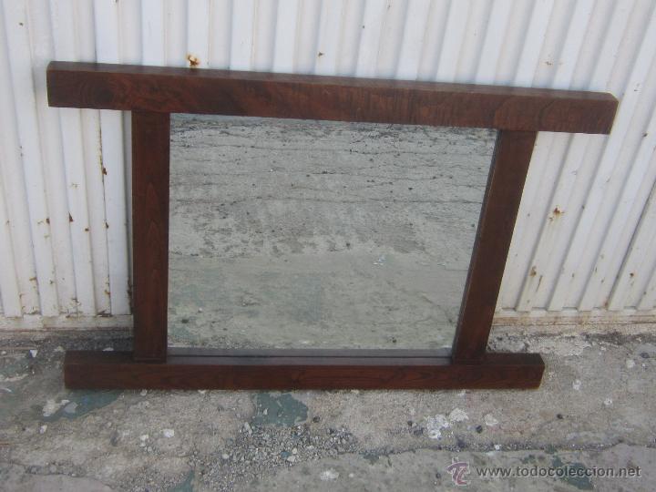 Antig&uuml;edades: ESPEJO EN MADERA - Foto 3