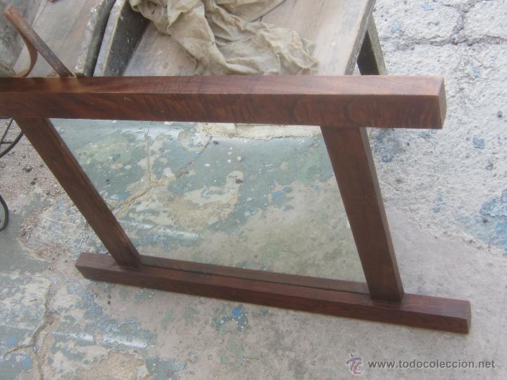 Antig&uuml;edades: ESPEJO EN MADERA - Foto 4