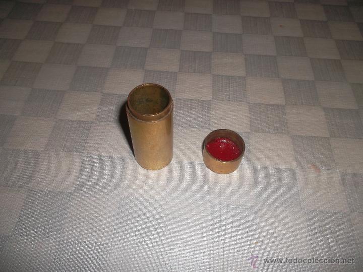 Antig&uuml;edades: pinta labio antiguo en bronce - Foto 2