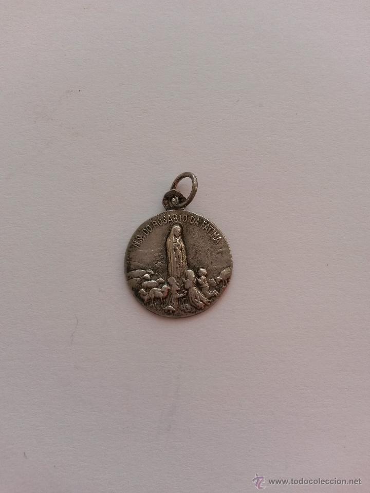 Antig&uuml;edades: Medalla virgen de fatima de 1,6 cms de diametro - Foto 1