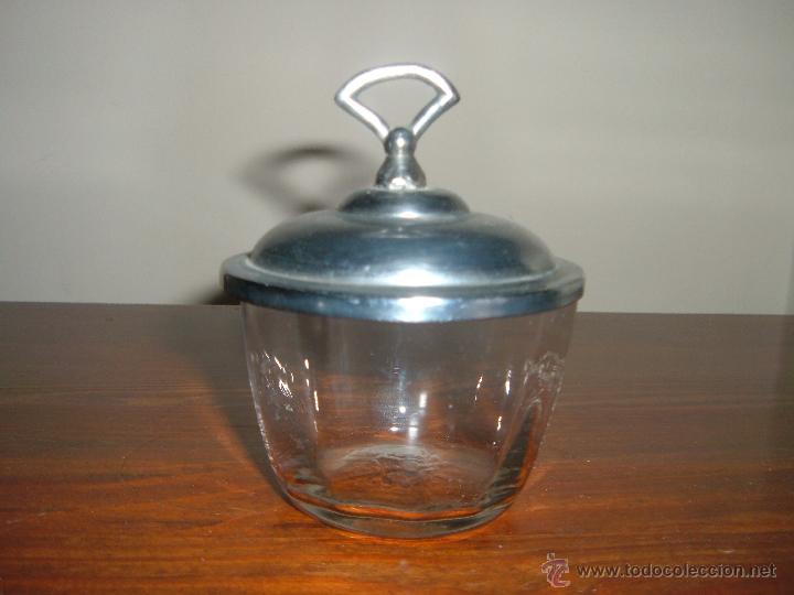 Antig&uuml;edades: Recipiente de cristal de primeros de siglo - Foto 1