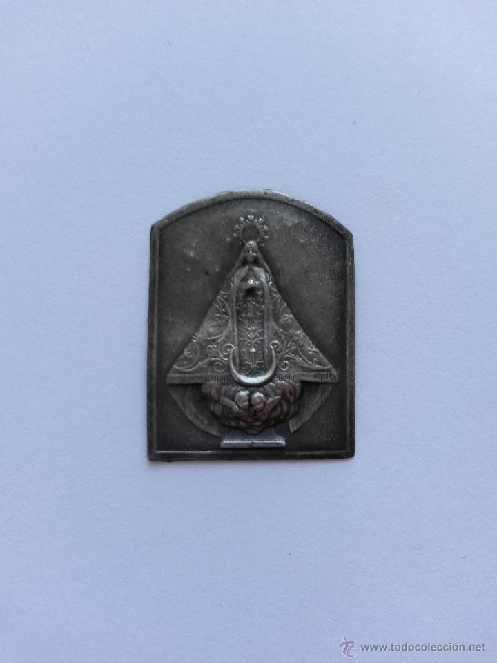 Antig&uuml;edades: Virgen antigua, chapa de 3 x 2,3 cms - Foto 1