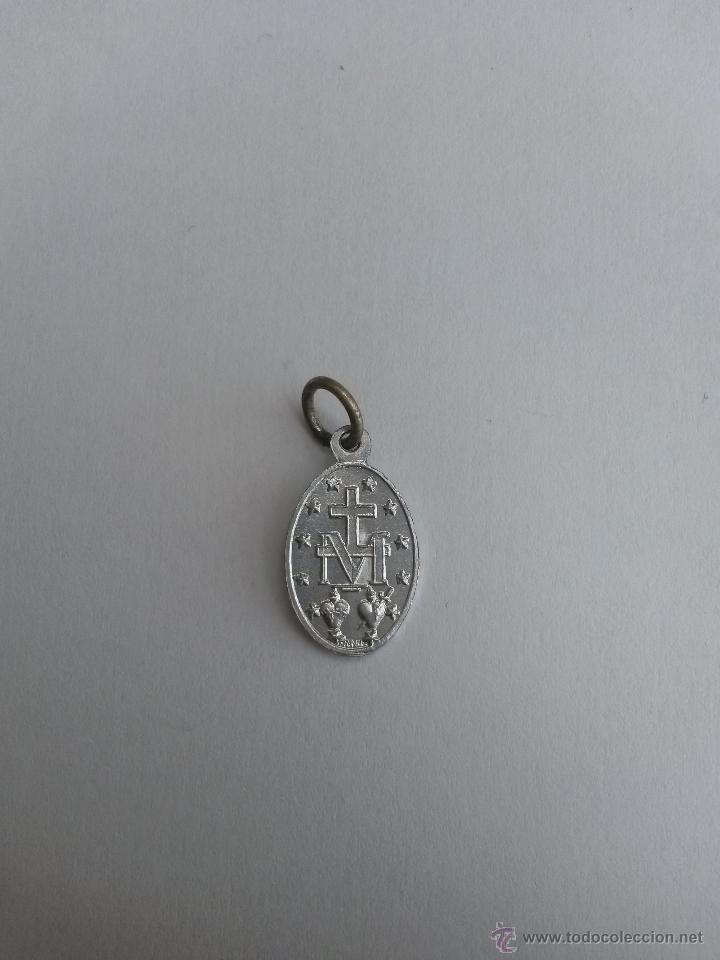 Antig&uuml;edades: Medalla inmaculada francesa de 1,9 x 1 cms - Foto 2
