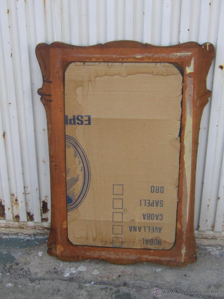 Antig&uuml;edades: espejo en madera tallada - Foto 2