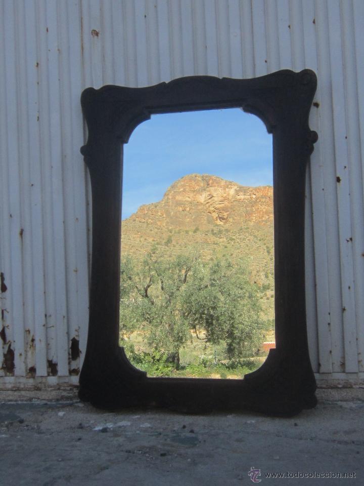 Antig&uuml;edades: espejo en madera tallada - Foto 4