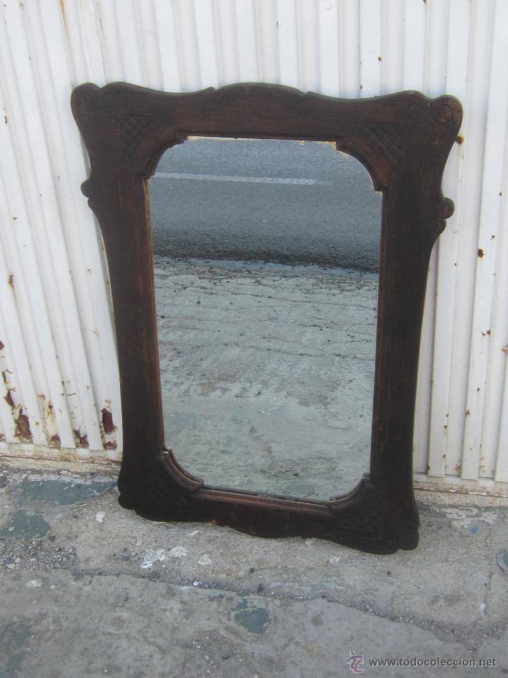 Antig&uuml;edades: espejo en madera tallada - Foto 7
