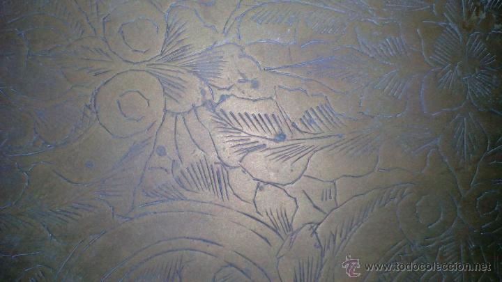 Antig&uuml;edades: BANDEJA DE METAL PLATEADO - Foto 2