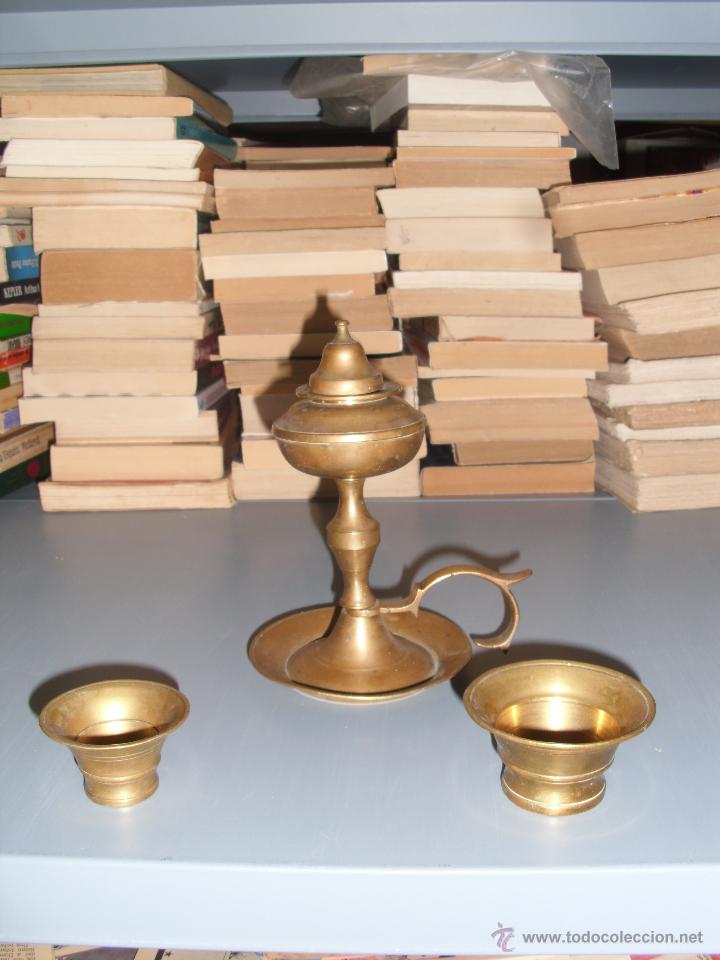 Antig&uuml;edades: PALMATORIA Y DOS PEQUE&Ntilde;OS ALMIRELES (LOS DE LA FOTO).