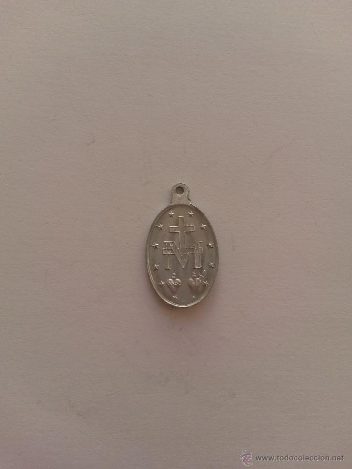 Antig&uuml;edades: Medalla inmaculada francesa de 2,2 x 1,2 cms - Foto 2