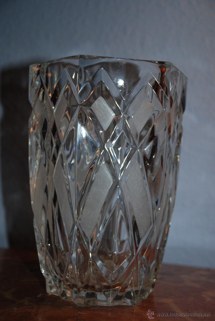 Antig&uuml;edades: ANTIGUO JARR&Oacute;N DE CRISTAL TALLADO - Foto 4