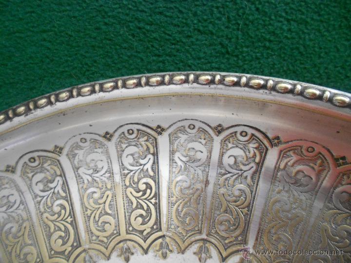 Antig&uuml;edades: antigua ,Bandeja de metal - Foto 6
