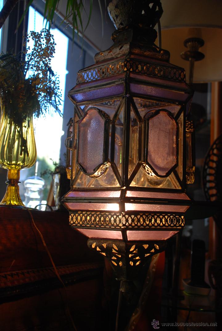 Antig&uuml;edades: MUY BONITO FAROL ESTILO MORUNO - Foto 3