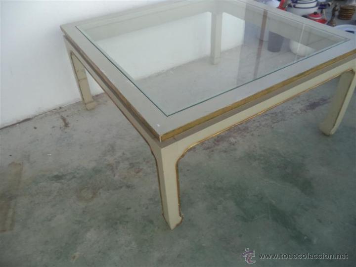 Antig&uuml;edades: mesa baja policromada - Foto 2