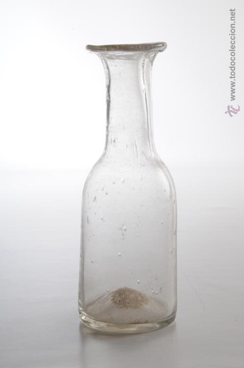 Antig&uuml;edades: ANTIGUA BOTELLA EN VIDRIO SOPLADO - Foto 2