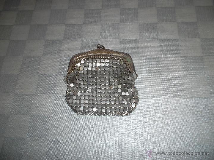 Antig&uuml;edades: bonito monedero de alpaca antiguo - Foto 1