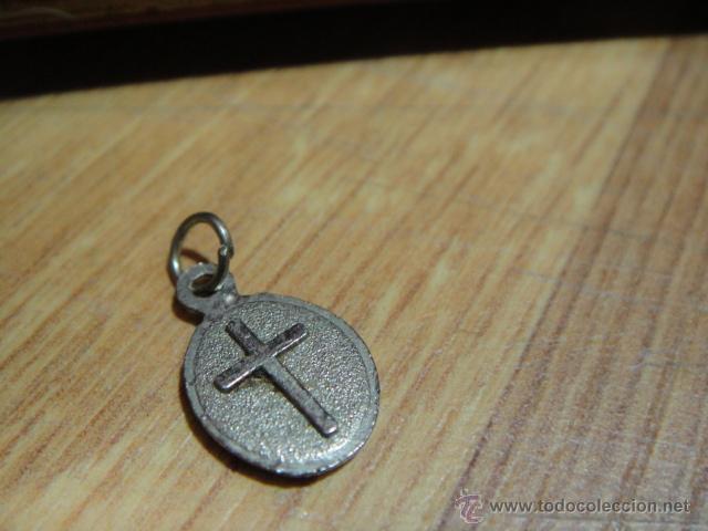 Antig&uuml;edades: medalla miniatura angel de la guarda - Foto 2