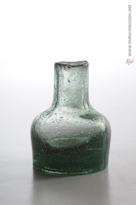 Antig&uuml;edades: ANTIGUO TINTEROEN VIDRIO VERDE - Foto 1
