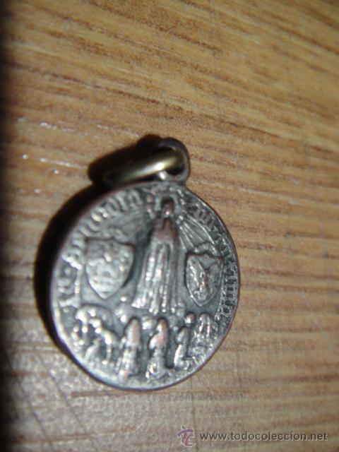 Antig&uuml;edades: medalla de la virgen de fatima - Foto 1