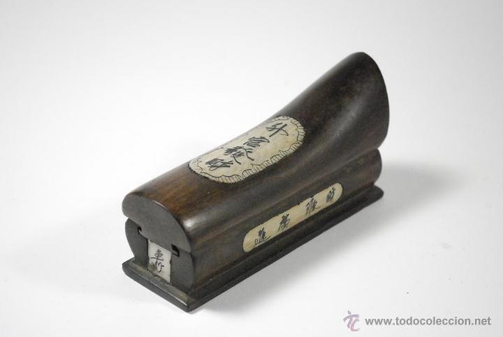 Antig&uuml;edades: Caja de madera y hueso. 1900-1920 - Foto 1