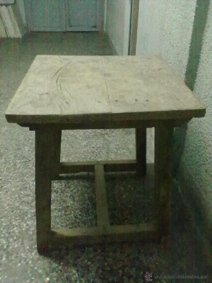 Antig&uuml;edades: MESA TOCINERA  ROBLE - Foto 2