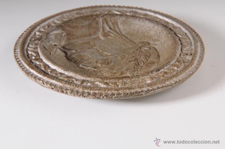 Antig&uuml;edades: PLACA EN ALUMINIO, DANTE ALIGHERI - Foto 3