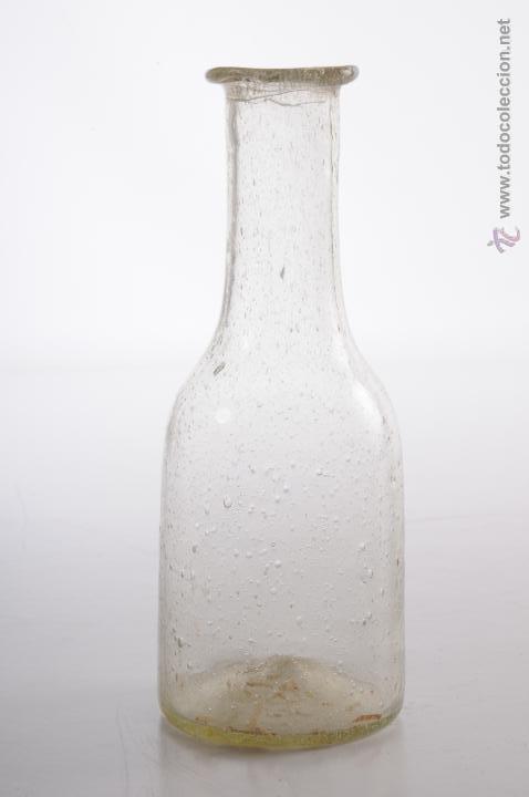 Antig&uuml;edades: ANTIGUA BOTELLA EN VIDRIO SOPLADO - Foto 3