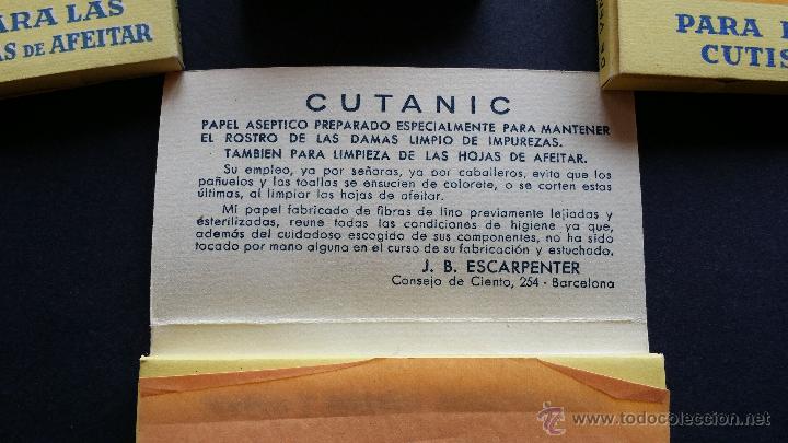 Antig&uuml;edades: 4 Libritos del antiguo papel Cutanic. - Foto 3