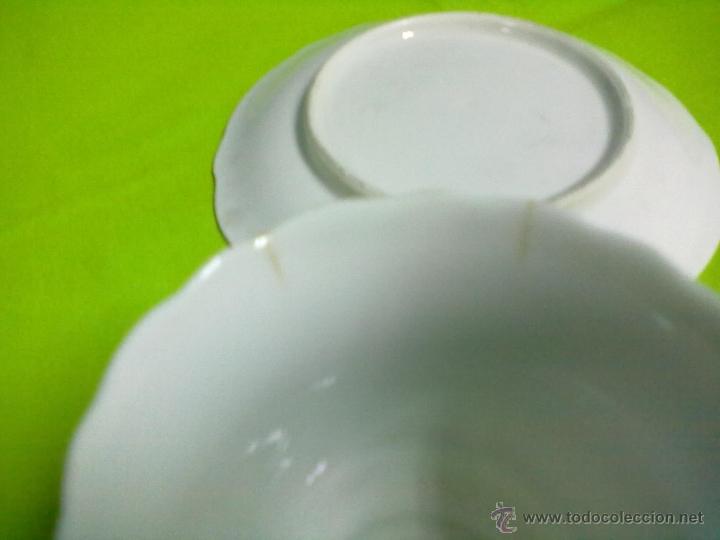 Antig&uuml;edades: TAZA PLATO PORCELANA - Foto 3
