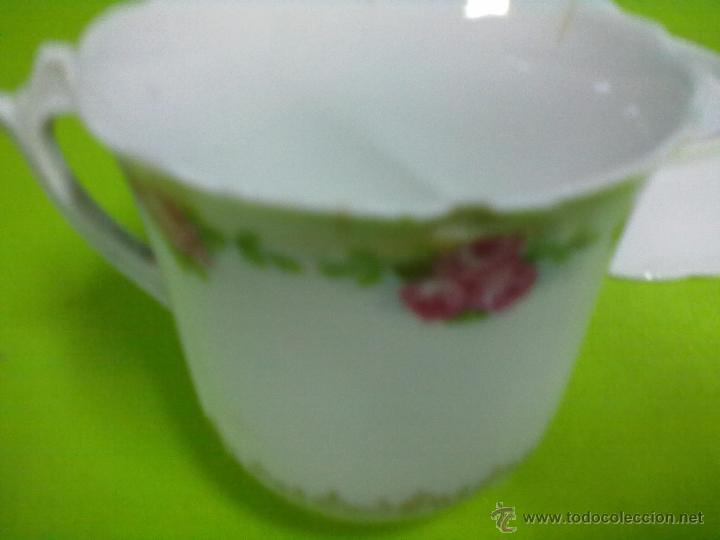 Antig&uuml;edades: TAZA PLATO PORCELANA - Foto 4