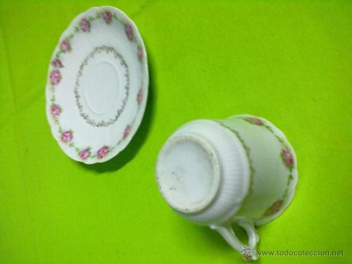 Antig&uuml;edades: TAZA PLATO PORCELANA - Foto 5