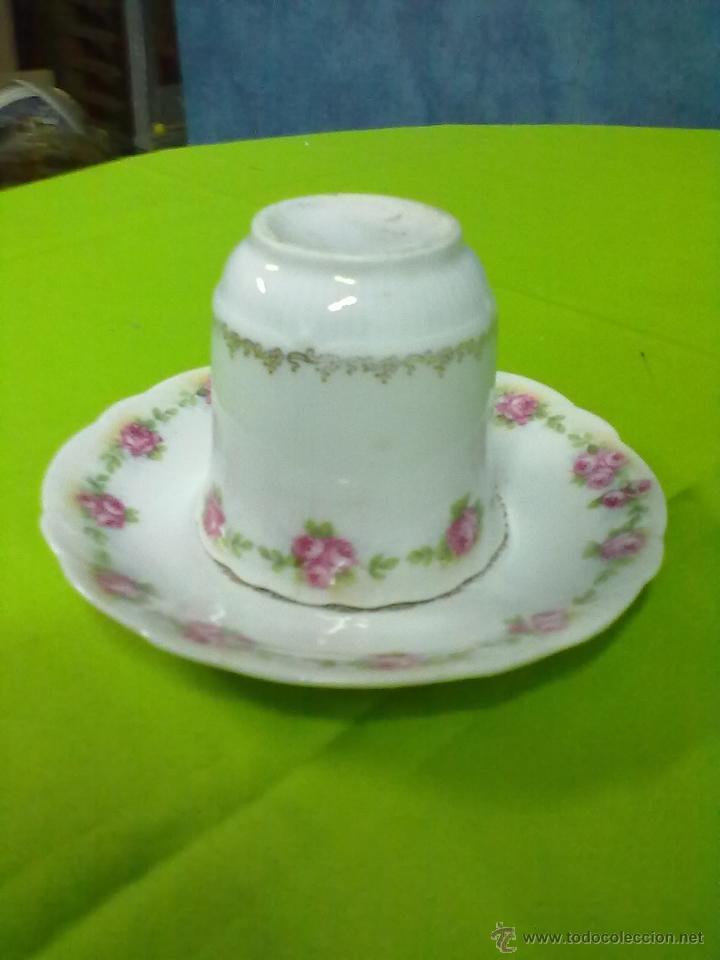 Antig&uuml;edades: TAZA PLATO PORCELANA - Foto 6