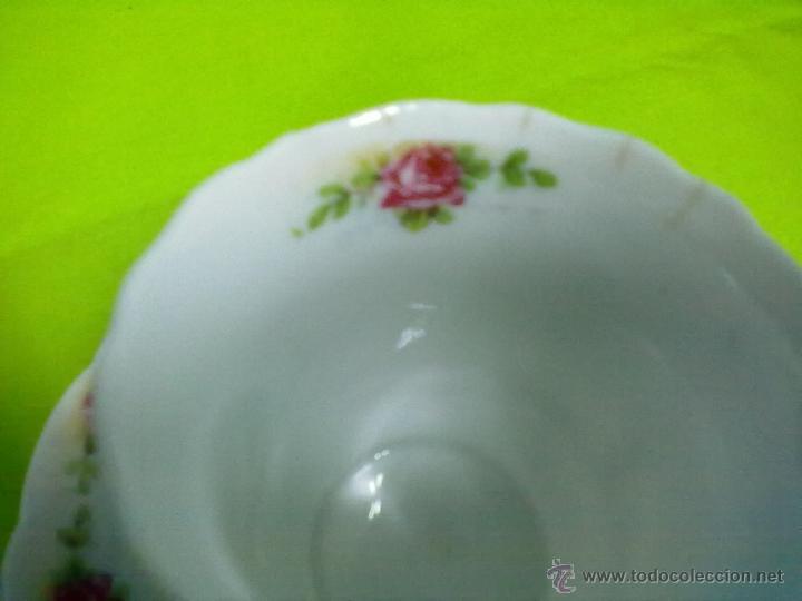 Antig&uuml;edades: TAZA PLATO PORCELANA - Foto 7
