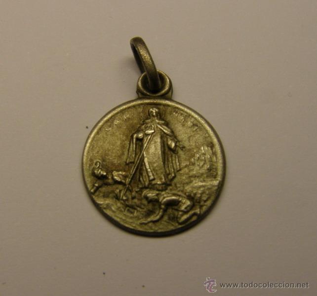 Antig&uuml;edades: Medalla religiosa Sant Magi. - Foto 1