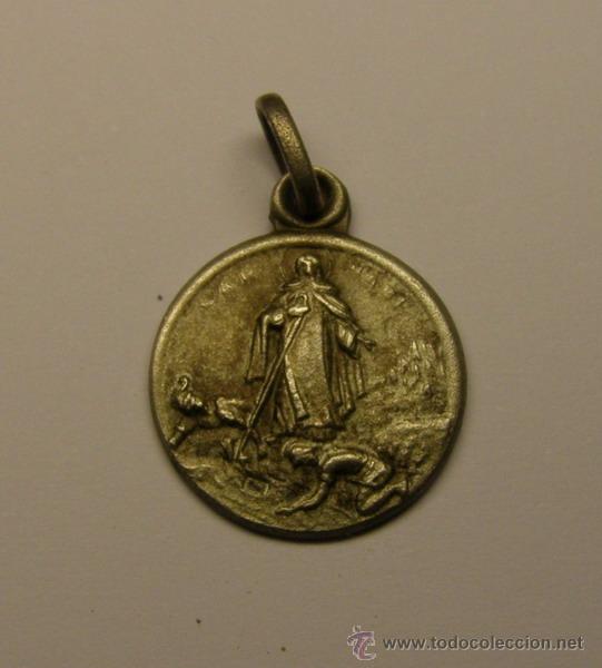 Antig&uuml;edades: Medalla religiosa Sant Magi. - Foto 2