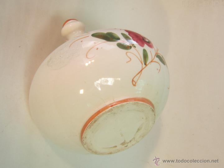 Antig&uuml;edades: botijo chato en ceramica popular - Foto 5