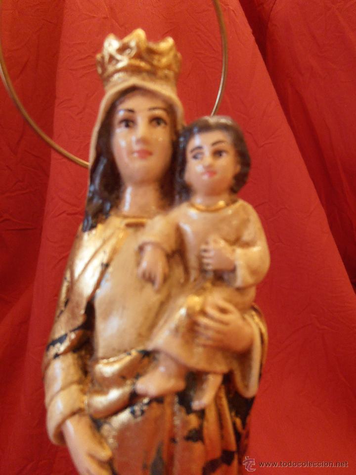Antig&uuml;edades: Virgen del Carmen (17cm) - Foto 1