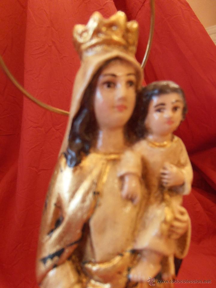 Antig&uuml;edades: Virgen del Carmen (17cm) - Foto 3