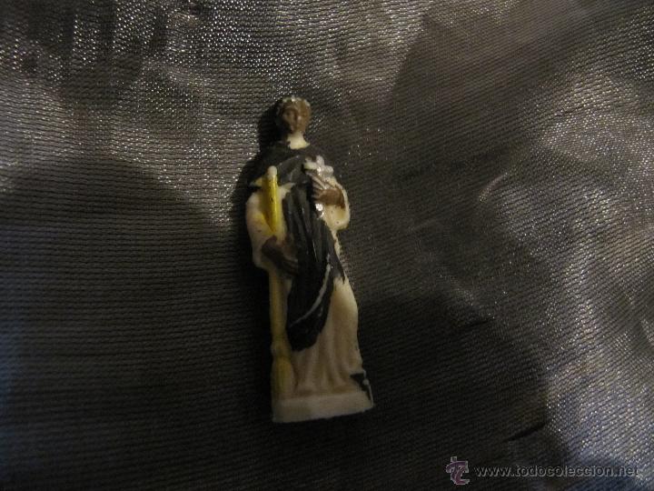 Antig&uuml;edades: ANTIGUO SANTO DE PLASTICO EN MINIATURA - Foto 1