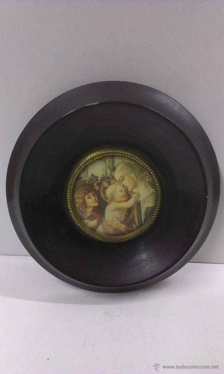 Antig&uuml;edades: MARCO DE MADERA CON BONITA IMAGEN - Foto 1