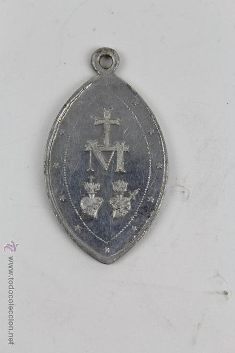 Antig&uuml;edades: M-93. MEDALLA RELIGIOSA EN RELIEVE. - Foto 2