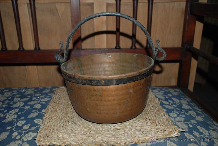 Antig&uuml;edades: ANTIGUA OLLA DE COBRE - Foto 2