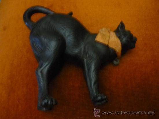 Antig&uuml;edades: Gato negro de biscquit - Foto 7
