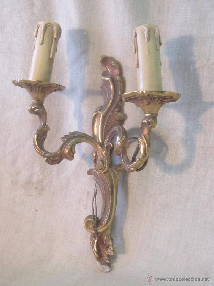Antig&uuml;edades: APLIQUE EN BRONCE - Foto 2