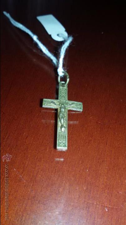 Antig&uuml;edades: CRUZ CON CRISTO BELLAMENTE LABRADA - Foto 3