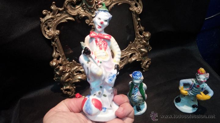 Antig&uuml;edades: Cuatro antiguos payasos de ceramicas - Foto 5